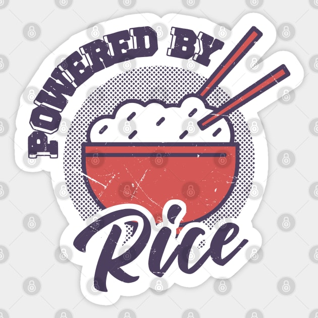 Powered By Rice Asian Food Lover, Japanese Cuisine Sticker by Issho Ni